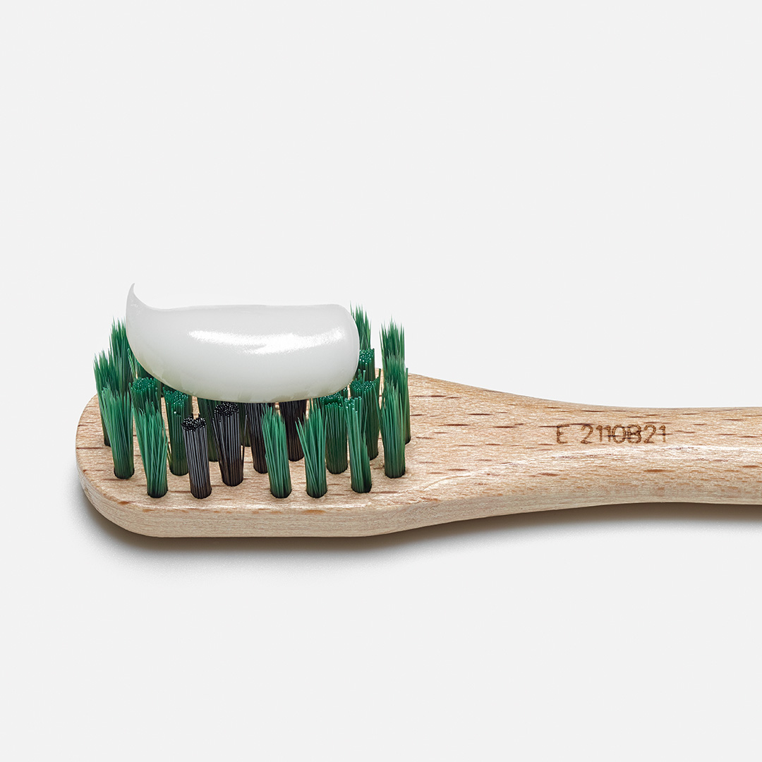 Enamel Caressing Wood Toothbrush image number 2
